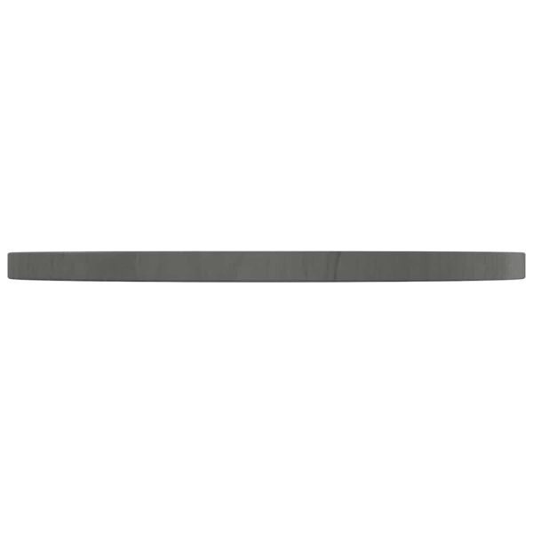 Плот за маса, сив, Ø60x2,5 см, бор масив