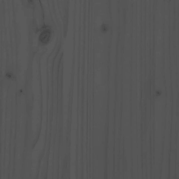 Плот за маса, сив, Ø60x2,5 см, бор масив