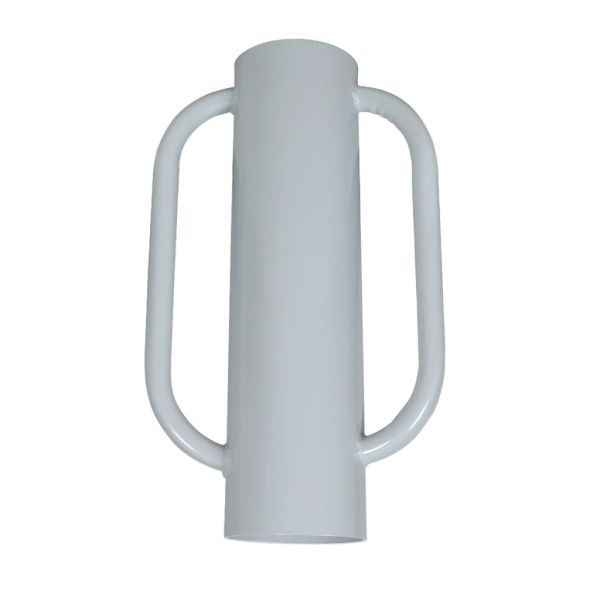 Уред за забиване на колове, с дръжки, стомана