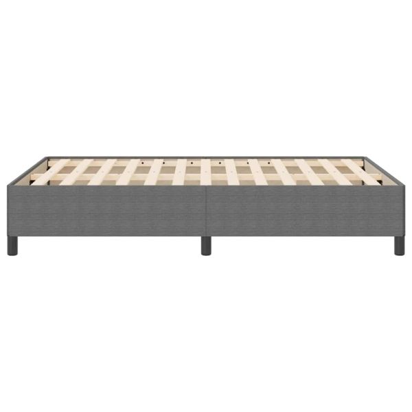 Легло с пружинирана основа Светлосиво 140 x 190 cm