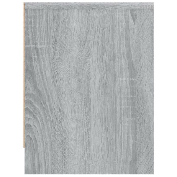 Нощни шкафчета, 2 бр, сив сонома, 40x30x40 см, инженерно дърво