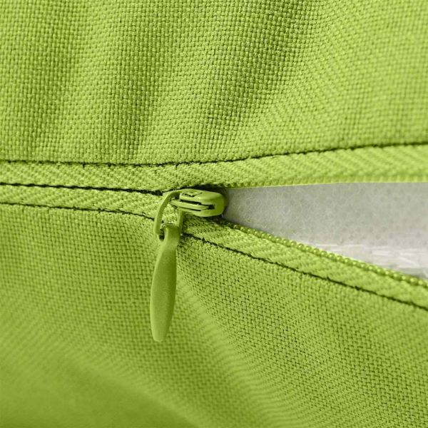 Градински възглавници, 2 бр, 60x40 см, ябълково зелени