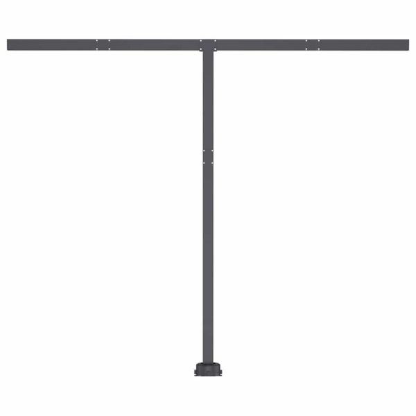 Свободностояща ръчно прибираща се тента, 350x250 см, кремава