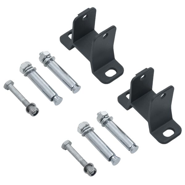 Ръчно прибираща се тента с LED, 3,5x2,5 м, синьо и бяло