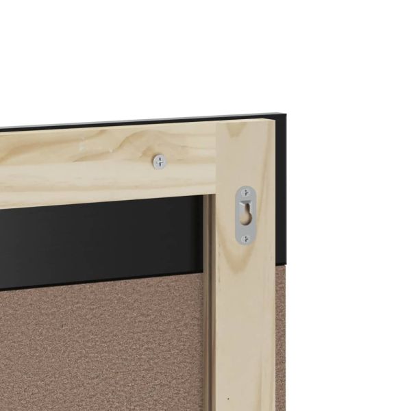 Комплект мебели за баня от 3 части BERG черен бор масив