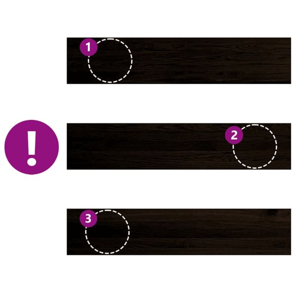 Стълбищни стъпала, 12 бр, тъмнокафяви, 120x30x2 см, дъб масив