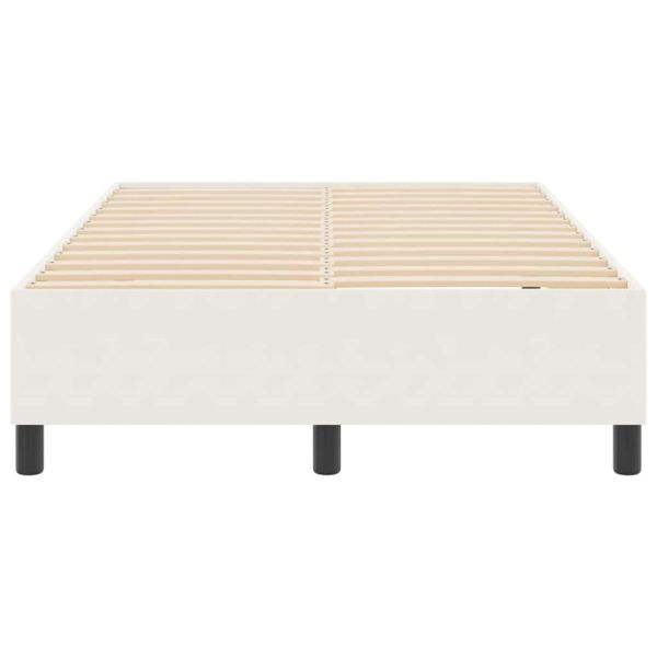 Платформено легло Крем 120 x 200 cm текстил