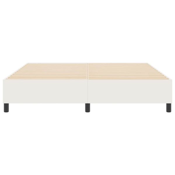 Платформено легло Крем 180 x 200 cm текстил