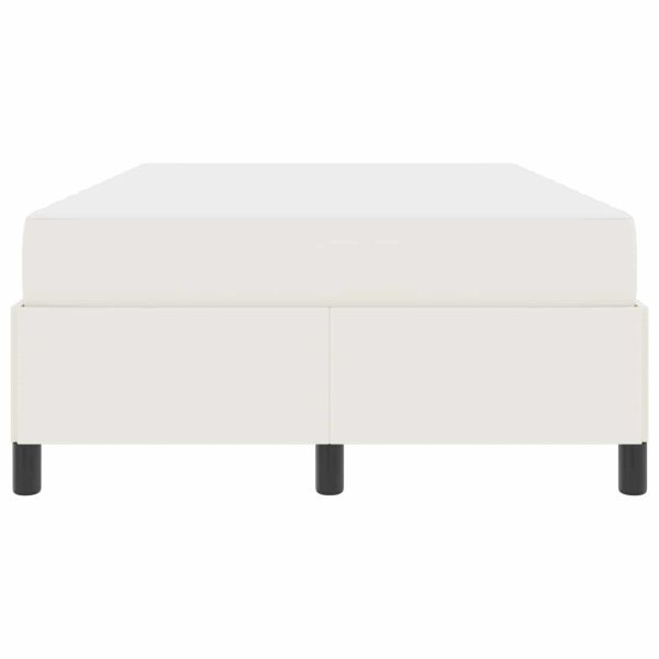 Рамка за легло с матрак Крем 120 x 200 cm текстил