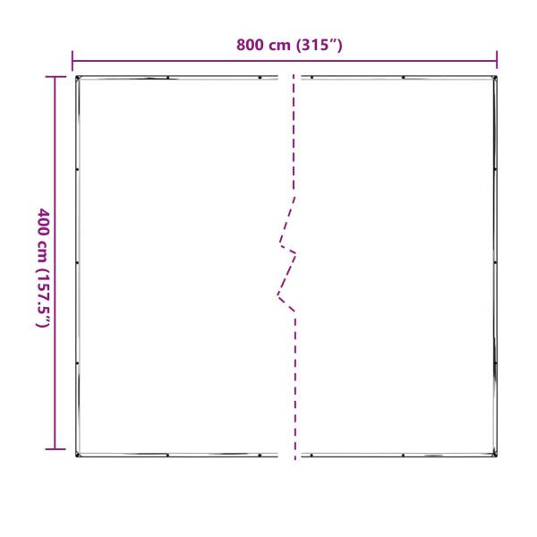 Платно с детайли Прозрачен 4 x 8 m Полиетилен