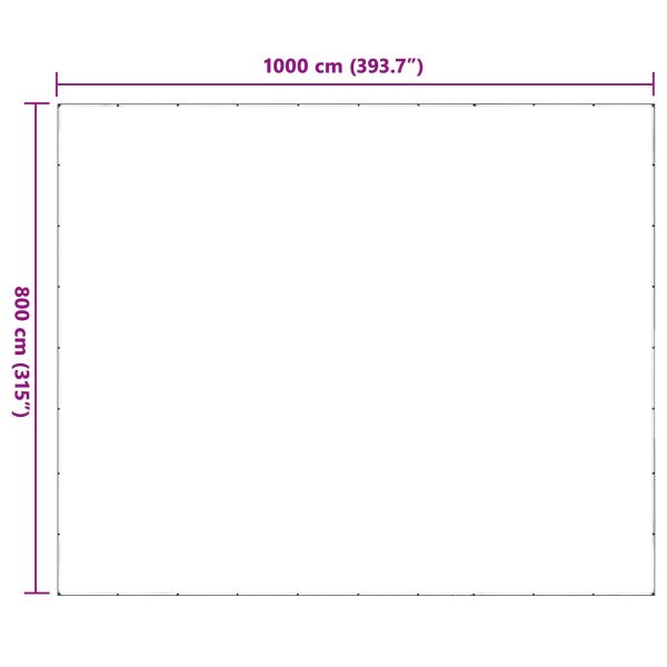Платно с детайли Прозрачен 8 x 10 m Полиетилен