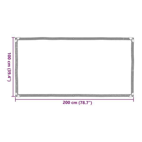 Платно с детайли Прозрачен 1 x 2 m Полиетилен