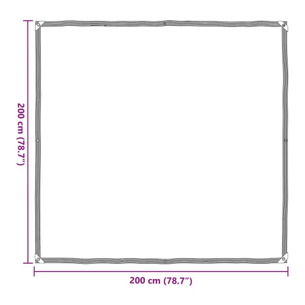 Платно с детайли Прозрачен 2 x 2 m Полиетилен