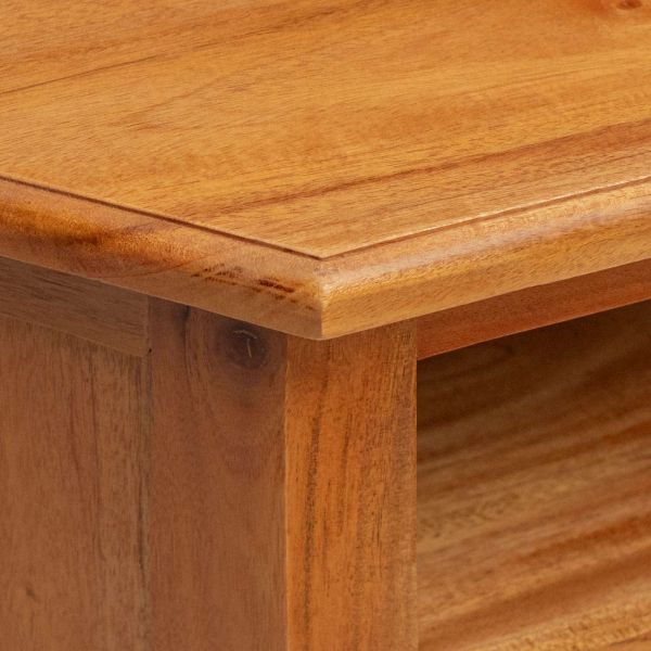 Ъгловшкафзателевизор с чекмедже Естествен 79 x 40 x 46 см