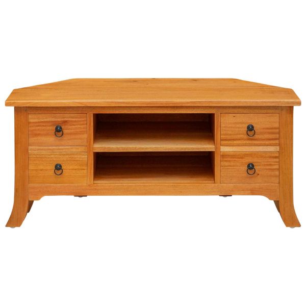 ТВ шкаф Естествен 100 x 40,5 x 46 см Масивно махагоново дърво