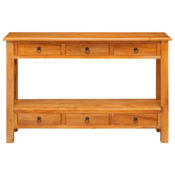 Конзолна маса с чекмедже Естествен 115 x 32 x 76 см