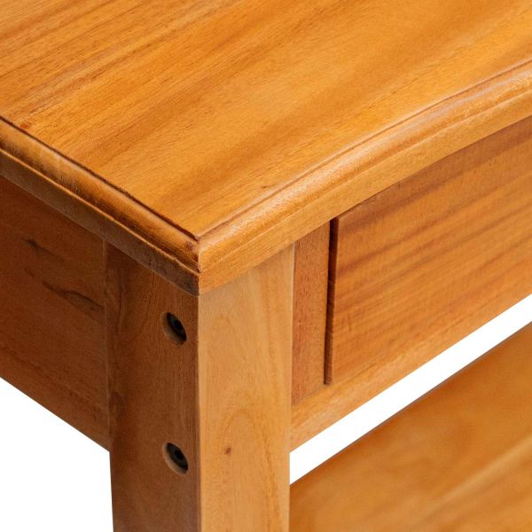 Конзолна маса с чекмедже Естествен 115 x 32 x 76 см