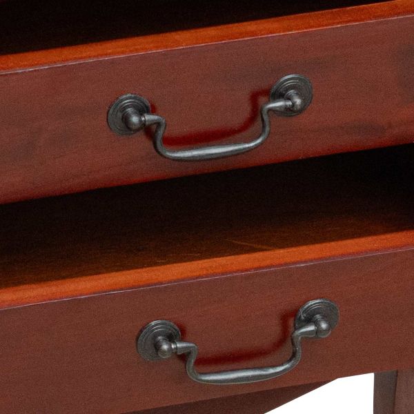 Странична маса с чекмедже Кафяво 60,5 х 30 х 61 см