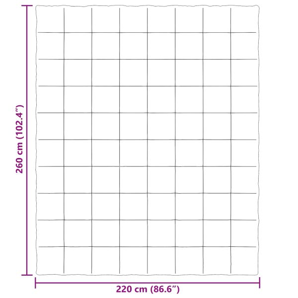 Пълно годишно юрганче Патичено Черно 220 x 260 cm Микрофибър