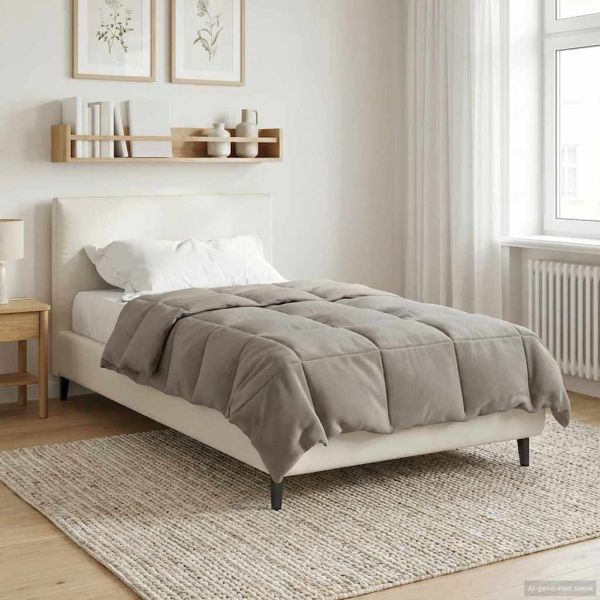 Пълно годишно юрганче Патичено Зелен 135 x 200 cm Микрофибър