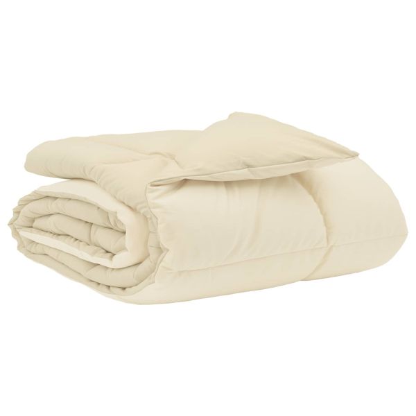 Пълно годишно юрганче Патичено Крем 220 x 240 cm Микрофибър