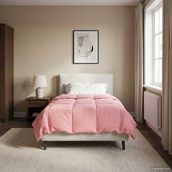 Зимен юрган Патичено Розово 135 x 200 cm Микрофибър