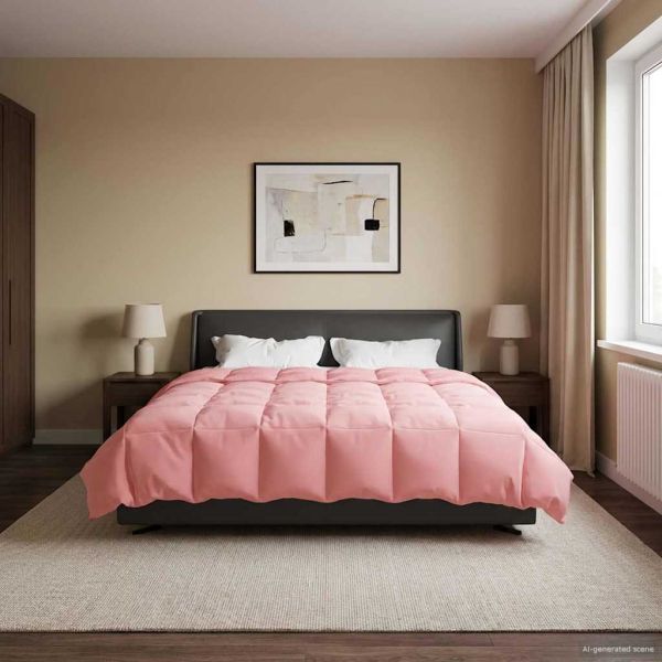 Зимен юрган Патичено Розово 220 x 260 cm Микрофибър