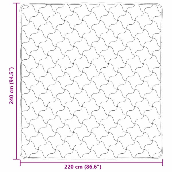 Пълно годишно юрганче Патичено Светлосиво 220 x 240 cm