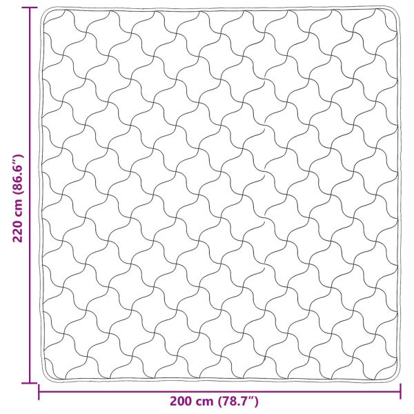 Пълно годишно юрганче Патичено Черно 200 x 220 cm