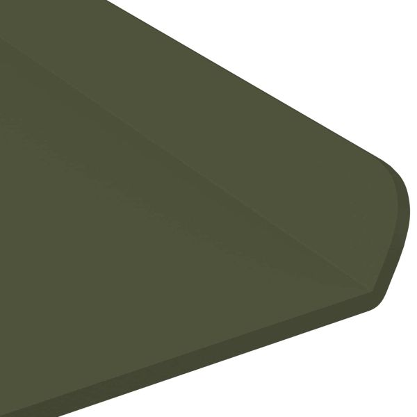 Плаващ рафт 2 pcs Маслинено зелено 60 x 18 x 2,5 см Стомана