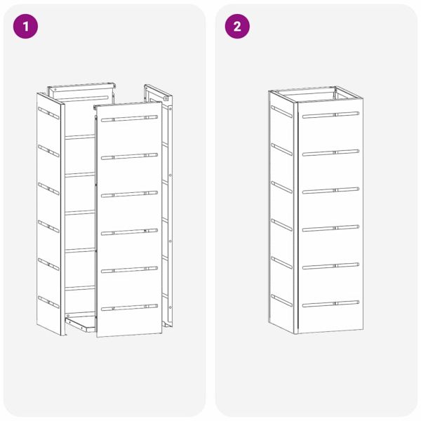 Стойка за чадър със съхранение Черно 15,5 х 15,5 х 49 см Метал