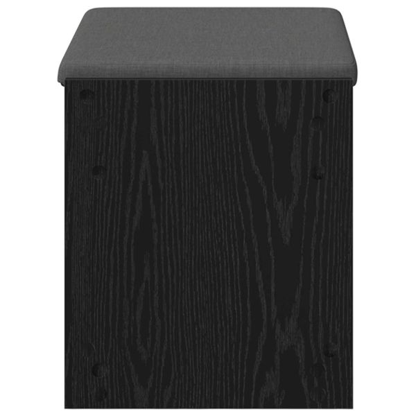 Пейка за коридор с възглавница с рафт Черен Дъб 63 x 38 x 45 см