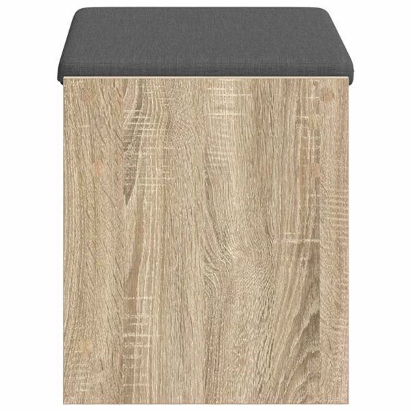 Пейка за коридор с възглавница Сонома дъб 63 x 38 x 45 см