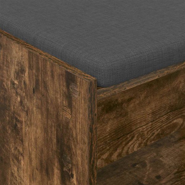 Пейка за коридор с възглавница Пушена Дъб 63 x 38 x 45 см