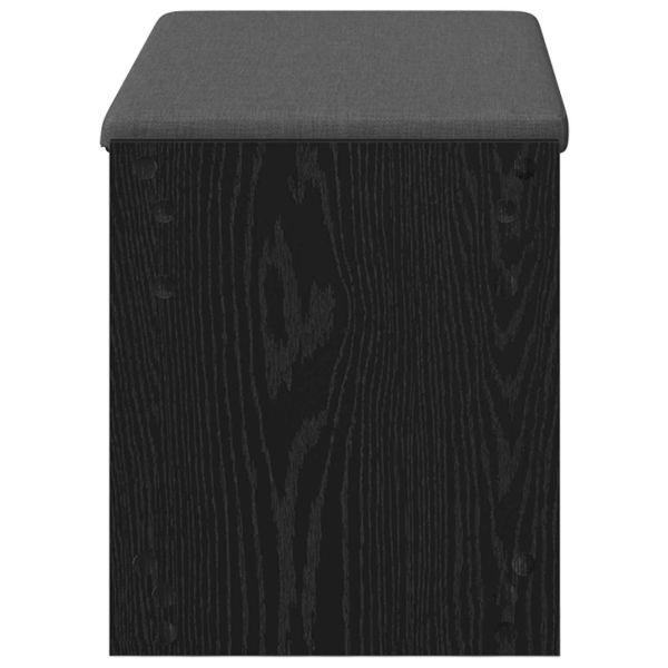 Пейка за коридор с възглавница с рафт Черен Дъб 83 x 38 x 45 см