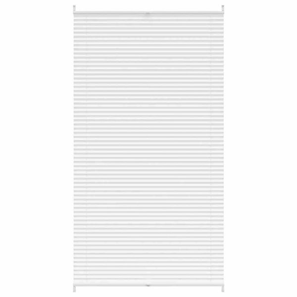 Плисирана щора 100 х 200 см, бяла