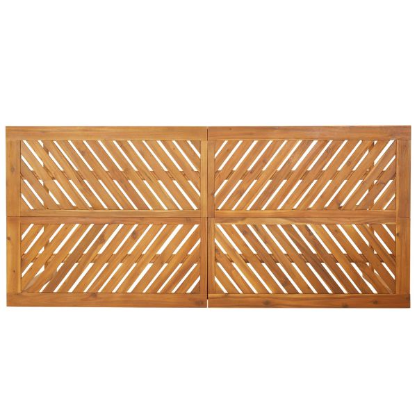 Комплект за хранене в градината 9 pcs Кафяво