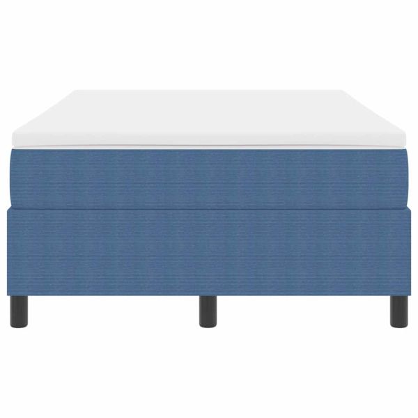 Легло с пружинирана основа Синьо и бяло 120 x 200 cm