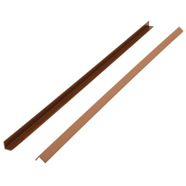 5 бр ъглови лайстни за настилка WPC 170 см светлокафяви