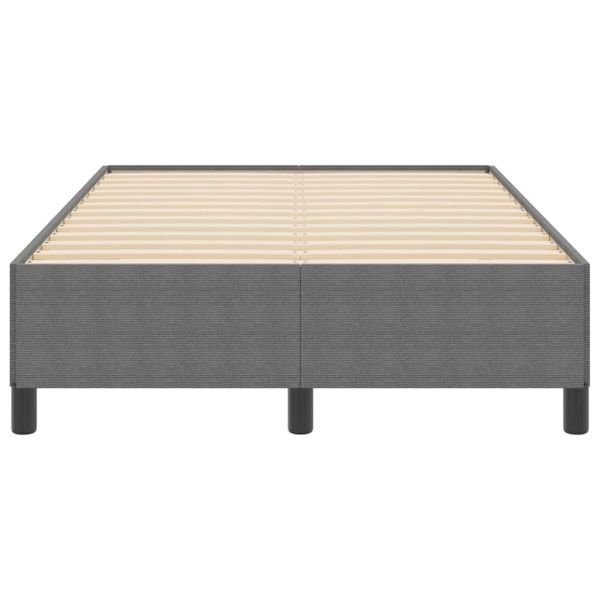 Легло с пружинирана основа Светлосиво 120 x 200 cm