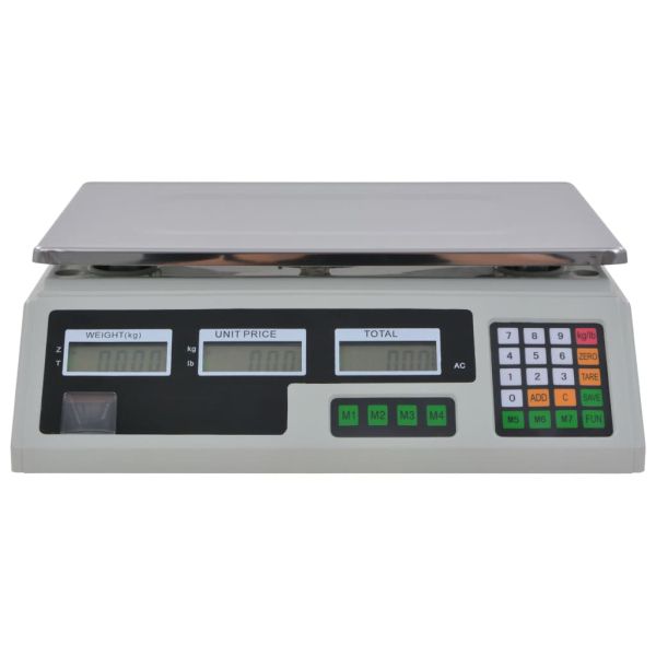 Електронна везна, 30 кг, с акумулаторна батерия