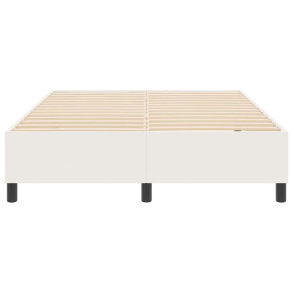 Платформено легло Крем 140 x 190 cm текстил