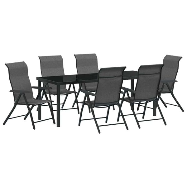 Комплект за хранене в градината 7 pcs Сив