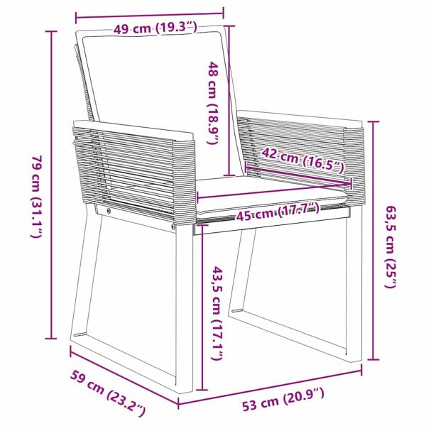 Комплект за хранене в градината 9 pcs Черно