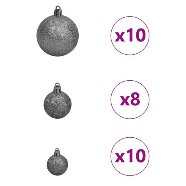 Коледно дърво с 300 LED светодиода с поставка Зелен 180 cm ПЕ