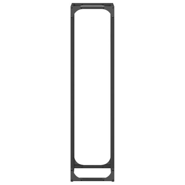 Стойка за дърва за огрев черна Студено валцувана стомана