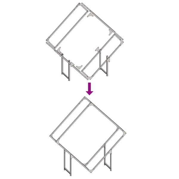 Стойка за дърва за огрев черна 100x25x100 cm