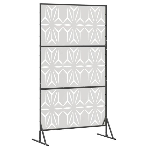 Екран за уединение Сив 100 x 50 x 180 см Стомана