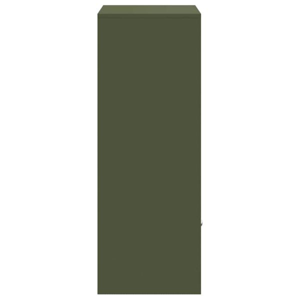 Пощенска кутия за пратки Маслиненозелен 41 x 38 x 103 см