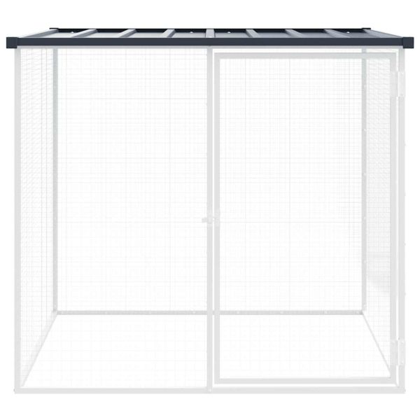 Клетка за пилета с покрив, 103x98x90 см, поцинкована стомана